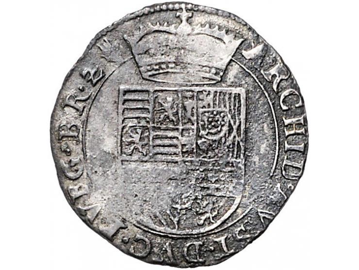 Provinciaal Patard of sol Antwerpen z.j. AG 1,64gr W. 923 F-ZF