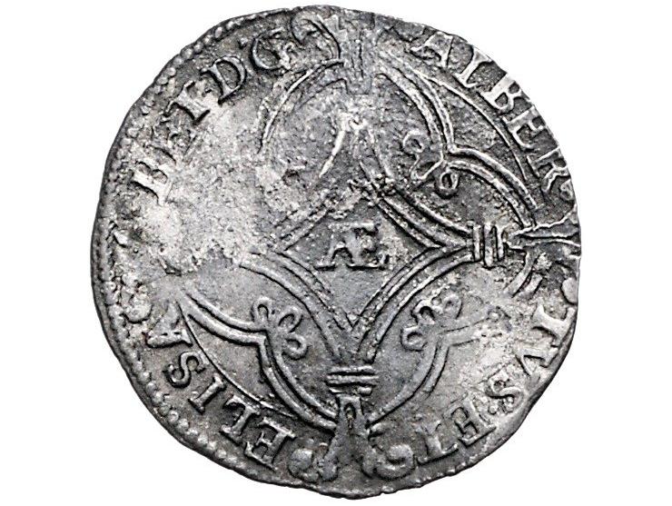 Provinciaal Patard of sol Antwerpen z.j. AG 1,64gr W. 923 F-ZF