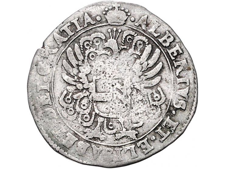 Provinciaal Pauwschelling Brussel 1621 AG 4,94gr W. 954 F-ZF