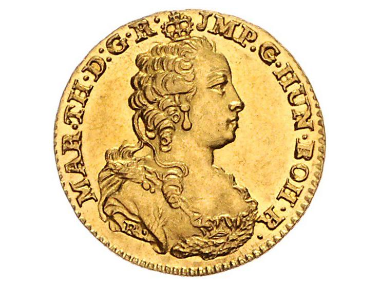 Provinciaal Souverain d'Or Antwerpen 1751 AU 5,57gr W. 1114 PR-FDC
