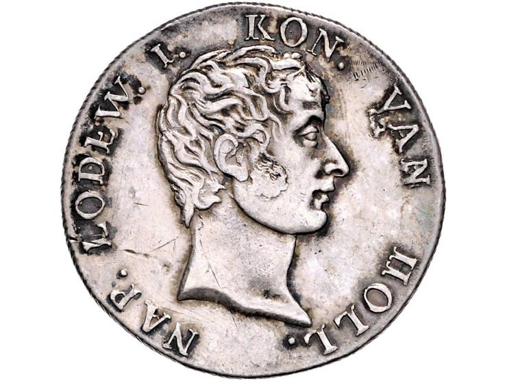 Koninkrijk 50 stuivers Lodewijk Napoleon 1808, variant grote bij Sch. 149a F-ZF