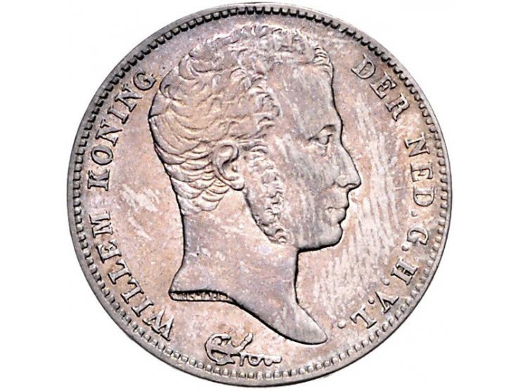 Koninkrijk Willem I ½ gulden 1830B Sch. 283 ZF-