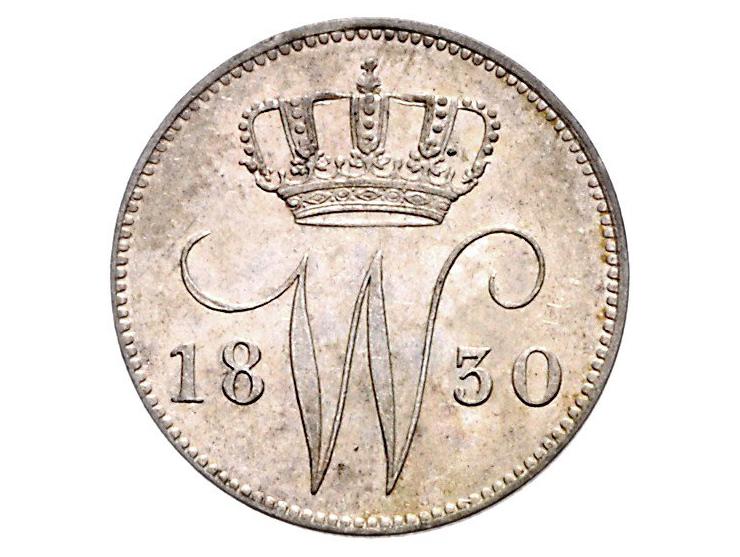 Koninkrijk Willem I 25 cent 1830 Sch. 292 ZF