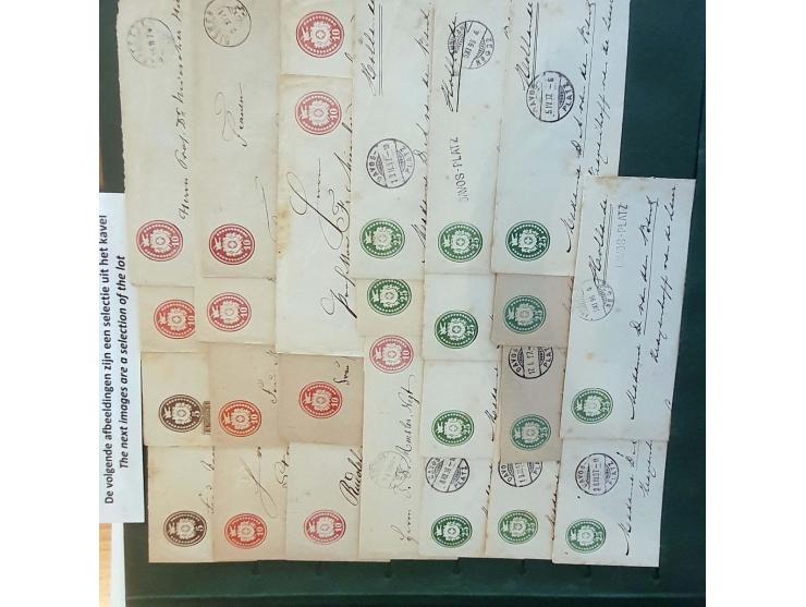 postal stationery (approx. 800 items) both used and unused including better (Jubileum, Bundesfeier, privately issued etc.) in