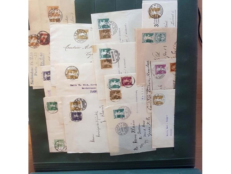 postal stationery (approx. 800 items) both used and unused including better (Jubileum, Bundesfeier, privately issued etc.) in