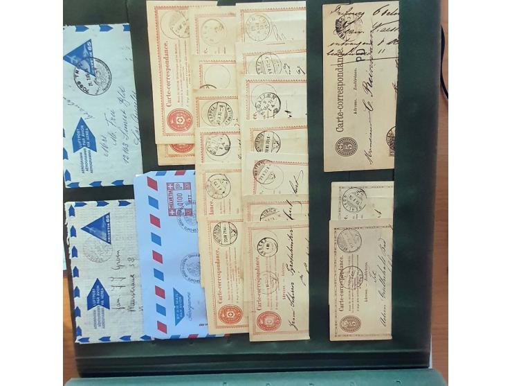postal stationery (approx. 800 items) both used and unused including better (Jubileum, Bundesfeier, privately issued etc.) in