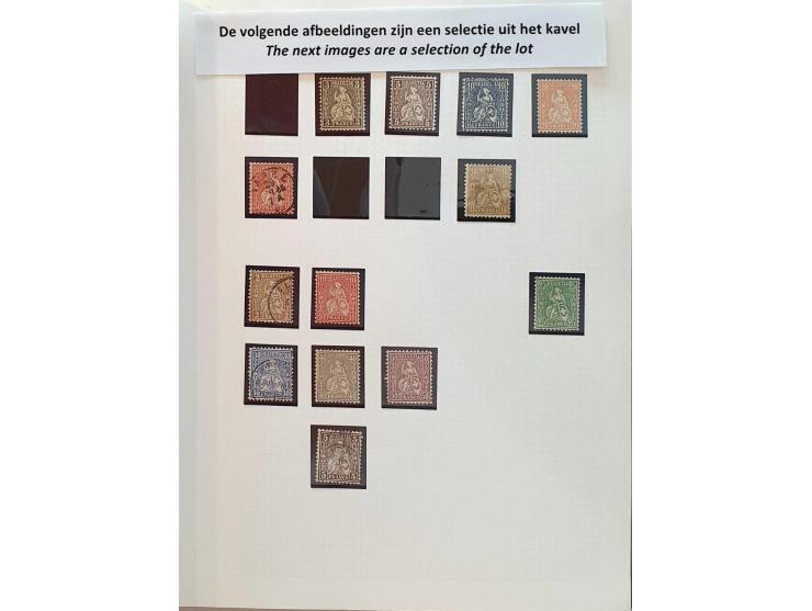 collection 1854-1997 used, from 1965 onwards mainly */** including Back of the Book and face value (ca. CHF 700) in 3 albums 
