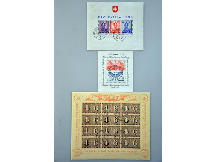 collection 1862-2013 used in 3 binders, album and envelope