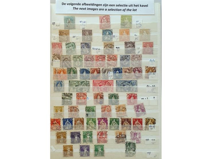 1850-1962 used and */** including better material Rayon, Strubli, etc. in 2 stockbooks 