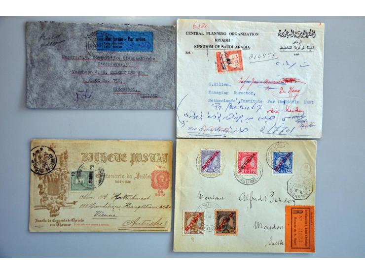 about 100 covers with China, Dutch East Indies, India, Japan, Thailand etc. in ring binder