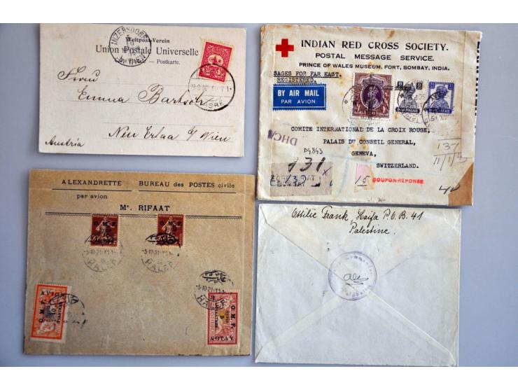 about 100 covers with China, Dutch East Indies, India, Japan, Thailand etc. in ring binder