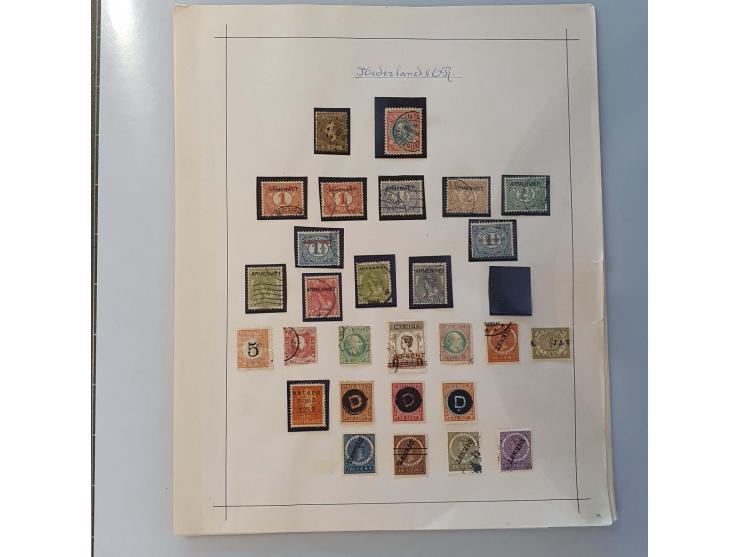forgeries, old reference collection with a.o. German States, Italian States, Netherlands and Colonies, Scandinavia etc. in bi