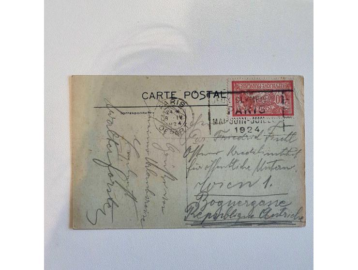 collection covers, postal stationery, poster stamps, tickets etc. with many better items (e.g. postal stationery Amsterdam 19
