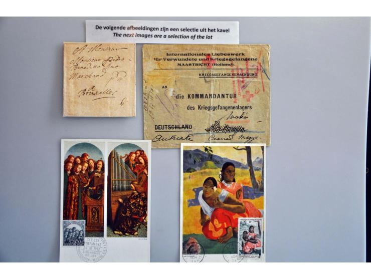 90 most better leters, cards with some pre philatelic, classics, topics and Netherlands and colonies
