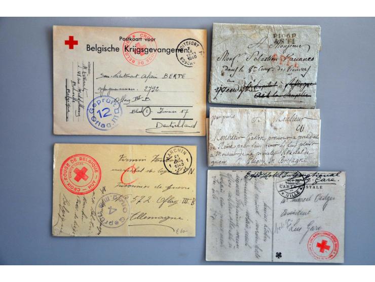 90 most better leters, cards with some pre philatelic, classics, topics and Netherlands and colonies