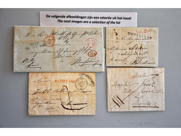 some hundreds of pre philatelic letters Austria, Switzerland, USA, Netherlands etc.