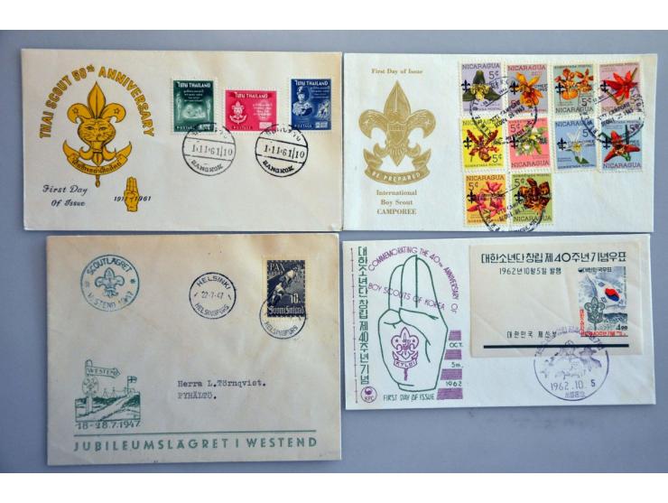 about 190 mainly illustrated covers with better items in small box
