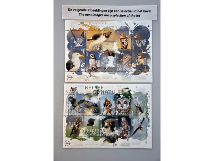 nominaal w.b. ca. EUR500, NL1 (ca. 1200x), Internationaal (ca. 140x), Kerst (ca.140x), NL2 (16x), NL5 (3x), Aangetekend (2x),