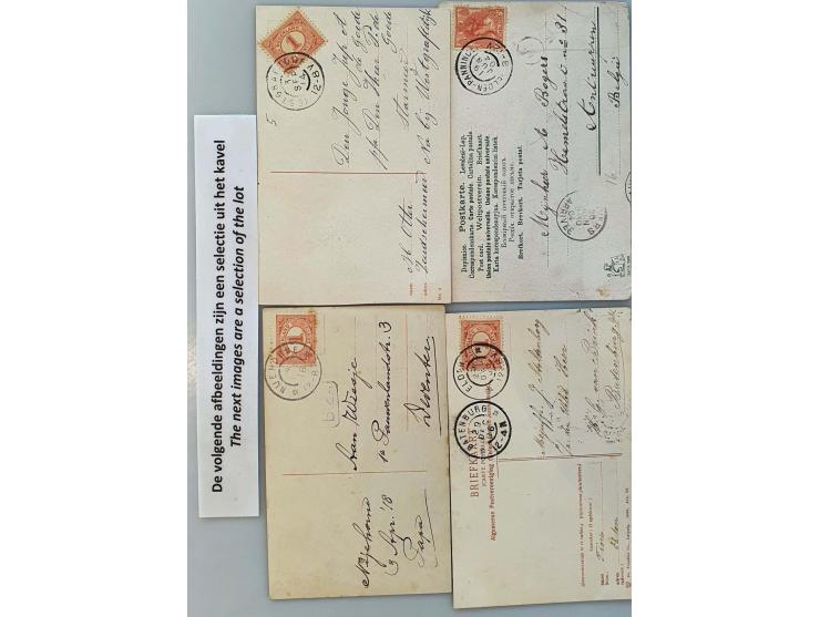 grootrondstempels hulpkantoren collectie A-Z op prentbriefkaarten met betere ex. ( Anna-Paulowna, Arkel, Gendt, Westgraftdijk