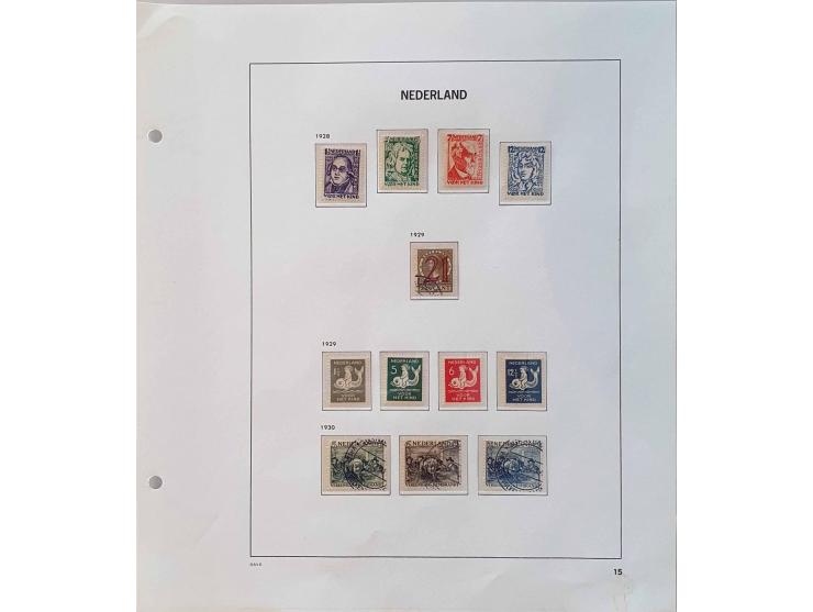 collectie Nederland 1852-2001 gestempeld en na 1891 ook veel  */**  waarbij betere ex.  Tevens collecties Nederlands-Indië, S