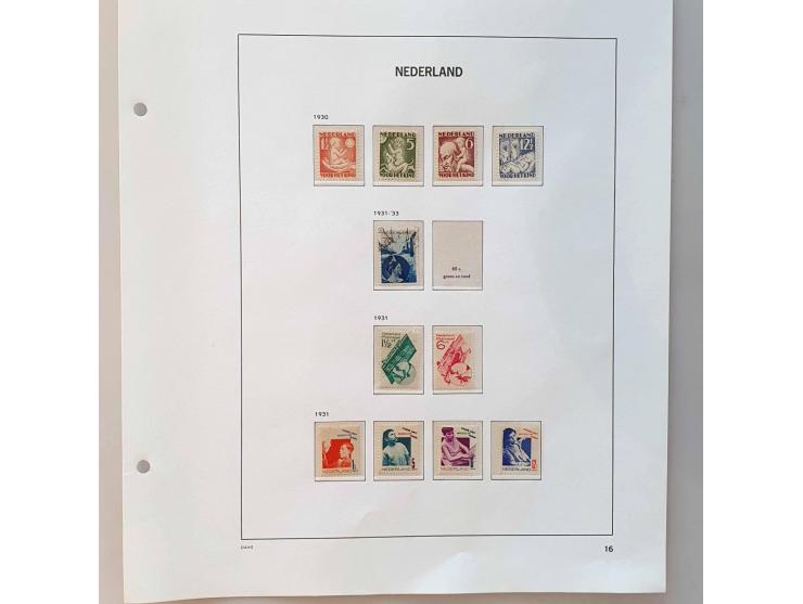 collectie Nederland 1852-2001 gestempeld en na 1891 ook veel  */**  waarbij betere ex.  Tevens collecties Nederlands-Indië, S
