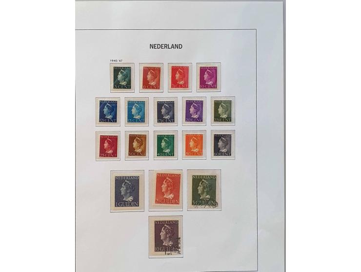 collectie Nederland 1852-2001 gestempeld en na 1891 ook veel  */**  waarbij betere ex.  Tevens collecties Nederlands-Indië, S