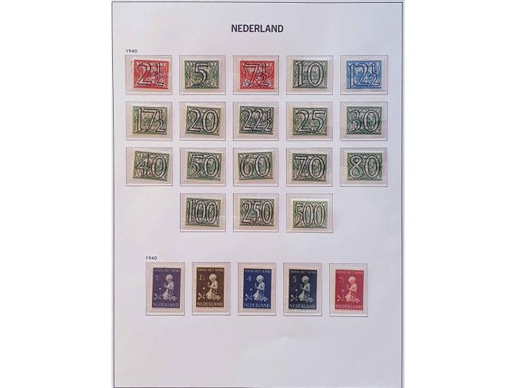 collectie Nederland 1852-2001 gestempeld en na 1891 ook veel  */**  waarbij betere ex.  Tevens collecties Nederlands-Indië, S