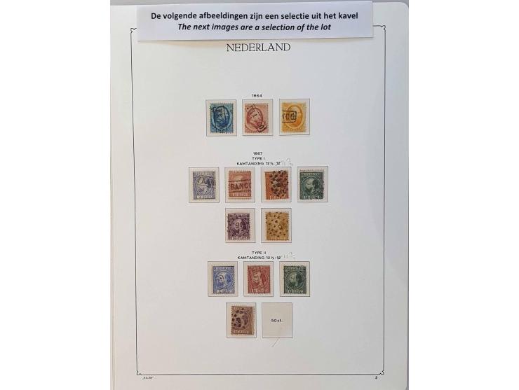 collectie 1864-1972 meest gestempeld deels gespecialiseerd (tandingen) in Importa juweel album 