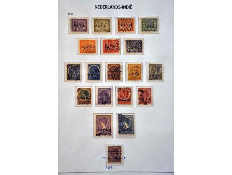 gebruikte gespecialiseerde collectie vanaf 1864 w.b. variëteiten, tandingen, stempels etc. met veel beter materiaal w.b. nrs.