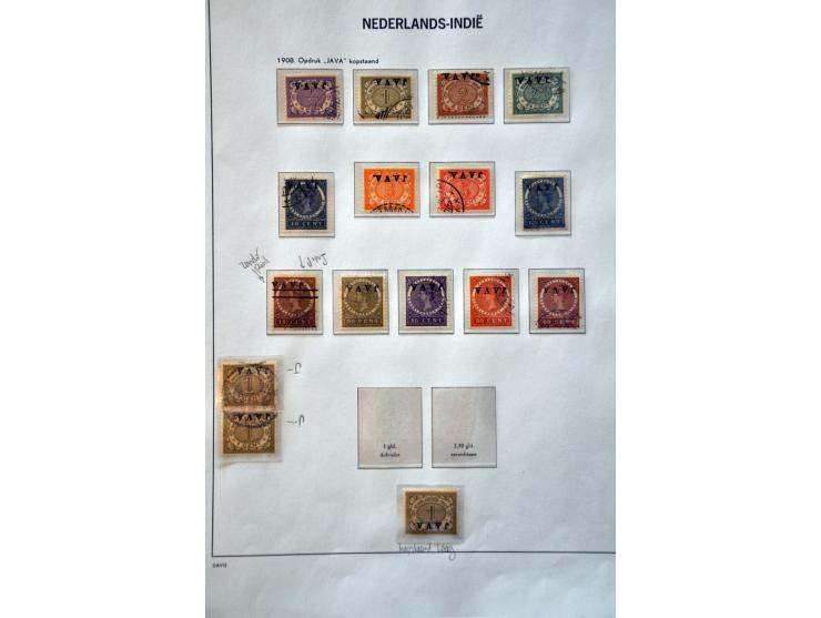 gebruikte gespecialiseerde collectie vanaf 1864 w.b. variëteiten, tandingen, stempels etc. met veel beter materiaal w.b. nrs.