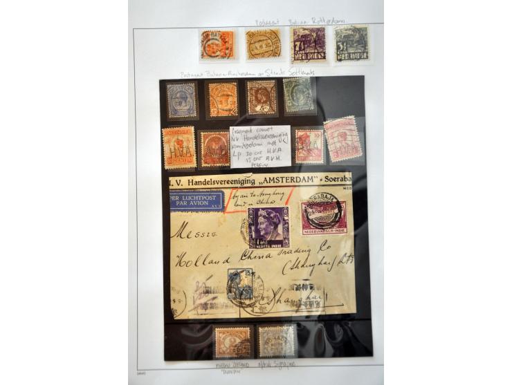 gebruikte gespecialiseerde collectie vanaf 1864 w.b. variëteiten, tandingen, stempels etc. met veel beter materiaal w.b. nrs.