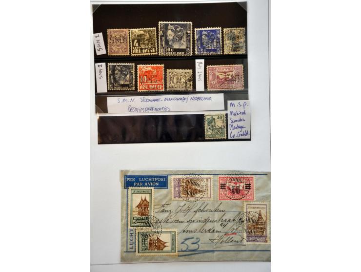 gebruikte gespecialiseerde collectie vanaf 1864 w.b. variëteiten, tandingen, stempels etc. met veel beter materiaal w.b. nrs.