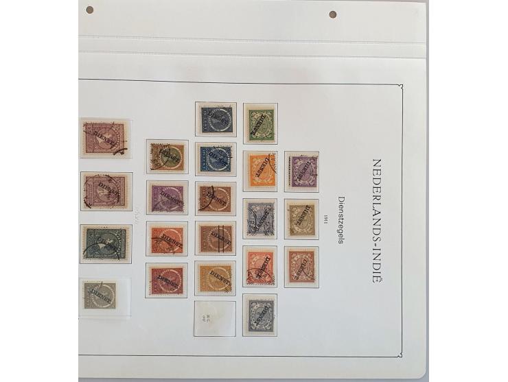 collectie vanaf 1864 deels gespecialiseerd (o.a. tandingen) met betere ex. en series inclusief NNG in Davo album 