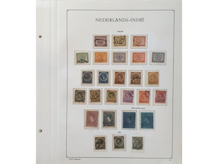 collectie vanaf 1864 deels gespecialiseerd (o.a. tandingen) met betere ex. en series inclusief NNG in Davo album 