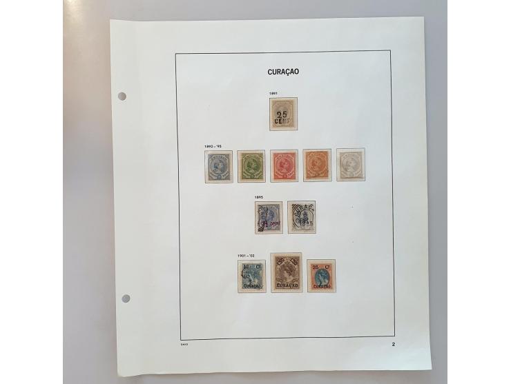 en Nederlandse Antillen collectie 1873-1984 meest (*)/*/** w.b. betere ex. en series (o.a. Jubileum 1923, 300 Jaar gezag, Van