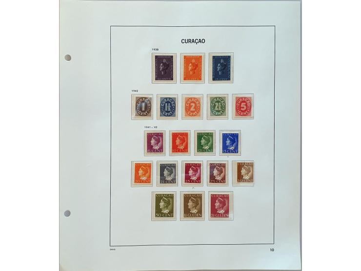 en Nederlandse Antillen collectie 1873-1984 meest (*)/*/** w.b. betere ex. en series (o.a. Jubileum 1923, 300 Jaar gezag, Van