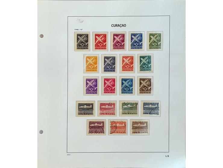 en Nederlandse Antillen collectie 1873-1984 meest (*)/*/** w.b. betere ex. en series (o.a. Jubileum 1923, 300 Jaar gezag, Van