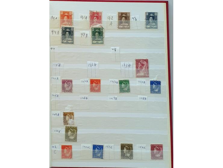 collectie 1873-1941 gestempeld gespecialiseerd op tanding (o.a. nr. 4d met certificaat NVPH 1959) en nadruk op port (o.a. P7I