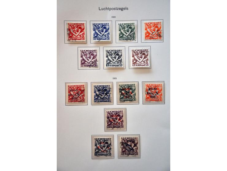 collectie 1873-1975 gestempeld met beter materiaal w.b. emissie 1873 gespecialiseerd op tanding, keerdrukparen hulpuitgifte 1