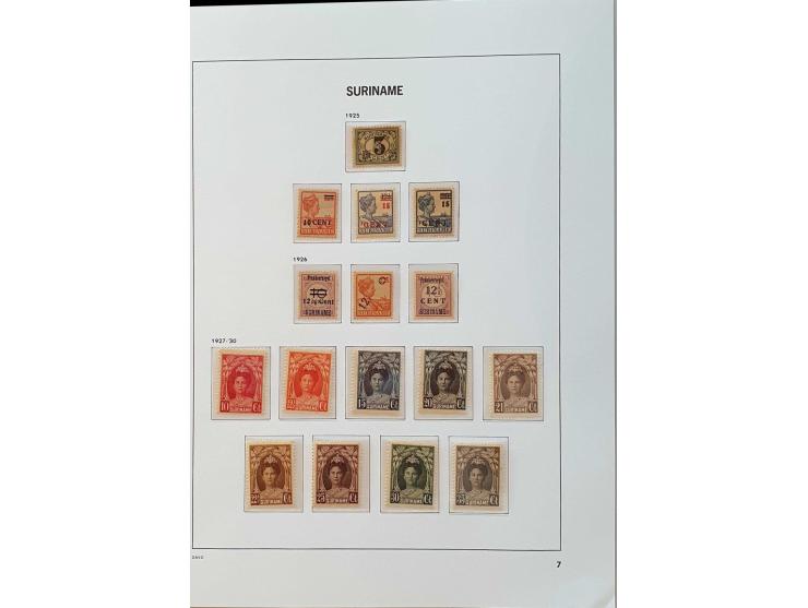 collectie 1873-1975 */** en collectie Republiek 1975-2007 ** in 3 Davo albums 