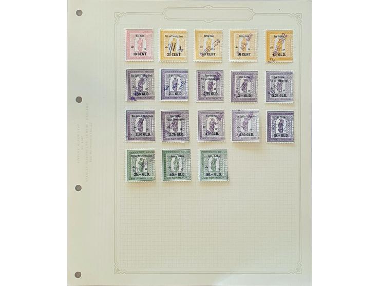 fiscaal collectie gebruikt en deels * w.b. statistiekrecht, beurs- en omzetbelasting, lokaal en viszegels/vergunningen etc.  