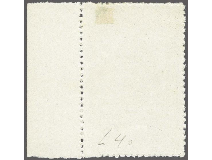 Corps in Italy, General Anders 5 on 2 zloty brown black with variety overprint shifted downwards (Sassone no. 2b) with sheet 