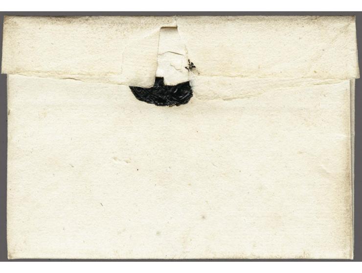 Texelse Post 6 Stuiverstempel, vrijwel pracht afdruk, op zeer frisse brief (openingsscheurtje bovenzijde) van Texel 6 maart 1