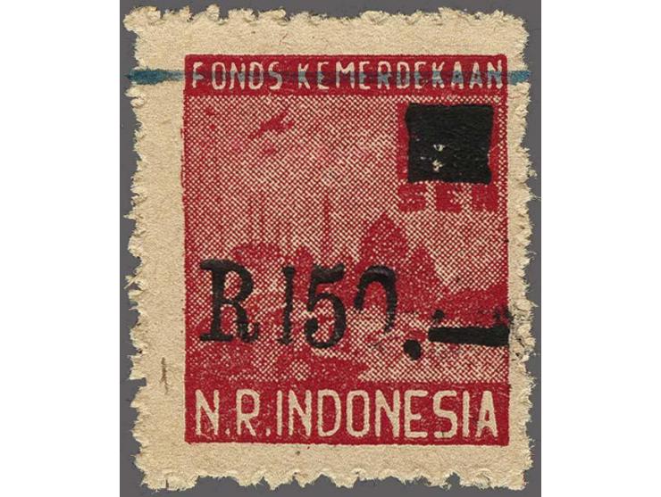Aceh Emergency issue 150 rupiah on 40 sen red, fine/very fine