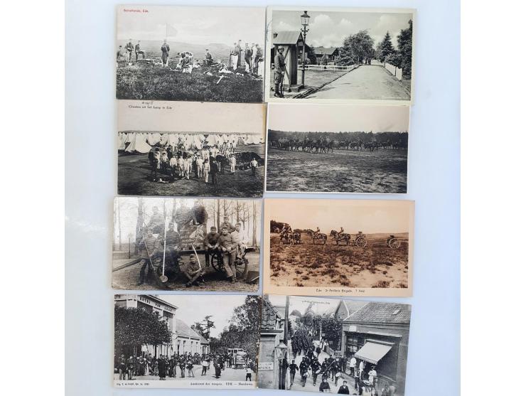 Ede militair ruim 200 ex. meest oude en zeer oude met beter in album