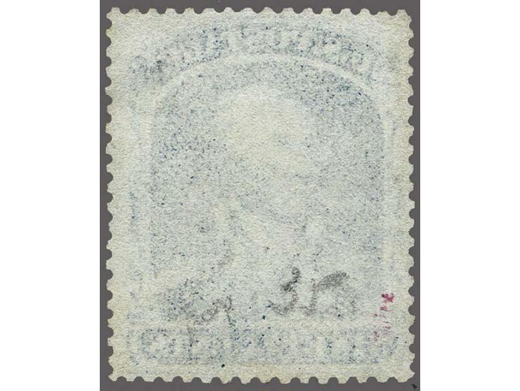 George Washington 90 cents blue, very fine unused without gum, cat.v. $ 1200
