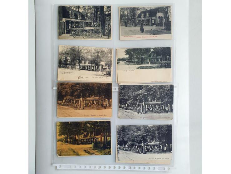 collectie van bijna 450 ansichtkaarten Bussum waarbij zeer veel voor 1940 in album