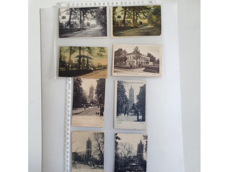 collectie van bijna 450 ansichtkaarten Bussum waarbij zeer veel voor 1940 in album