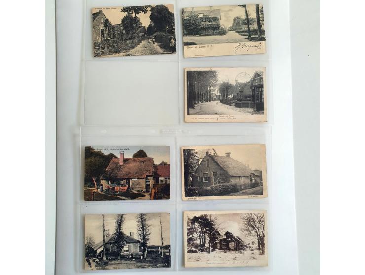 collectie van ca. 200 ansichtkaarten Laren (Noord-Holland) meest voor 1940 in album