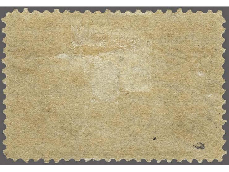 Columbus 5 dollars black, fine/very fine mint with large hinge remnant, cat.v. $ 2300

